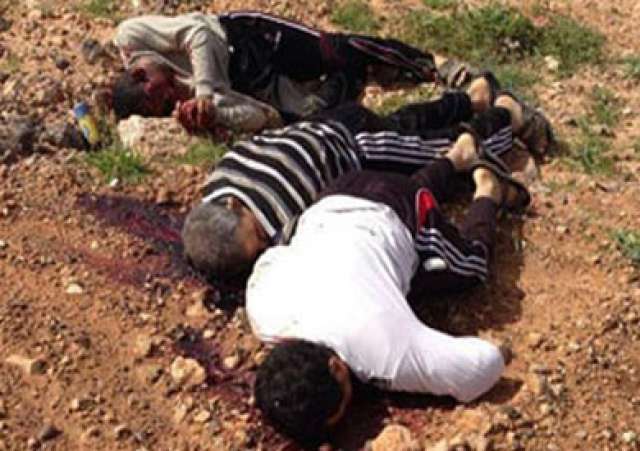 صورة أرشيفية لضحايا المذبحة