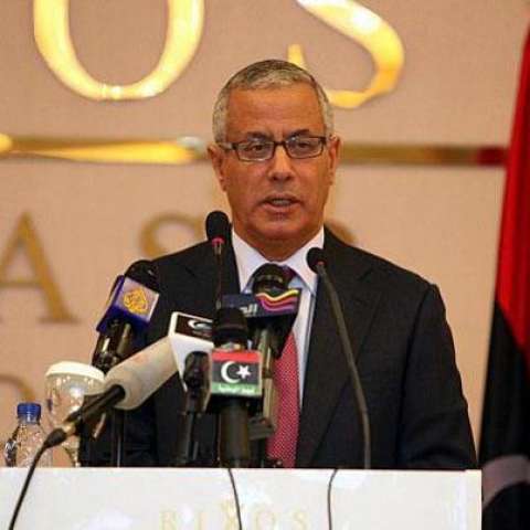 علي زيدان رئيس الوزراء الليبي السابق