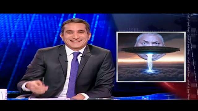 باسم يوسف و السخرية من مصطفى بكري