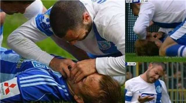 لاعب أوكرانى ينقذ منافسه من الموت