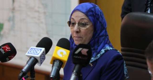 وزيرة القوى العاملة ناهد العشرى