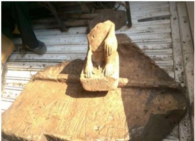 قطع أثرية تم ضبطها