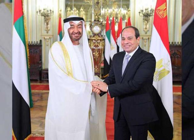 الرئيس السيسي ومحمد بن زايد