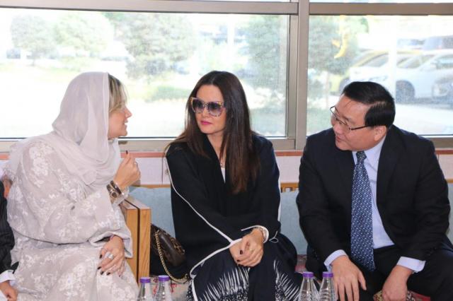 رشا مهدي: تشرفت بتلبية دعوة الأميرة الجوهرة بنت طلال لحضور الملتقى الأول للثقافات و الحضارات بالرياض