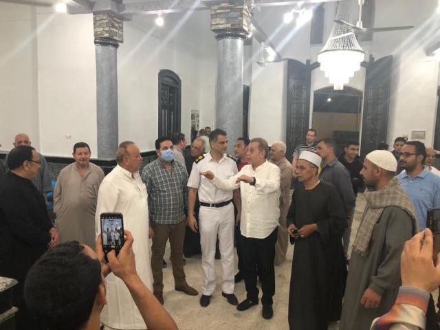 شرشر يتفقد مسجد السادة الأربعين
