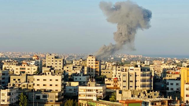 هجوم اسرائيلي علي قطاع غزة