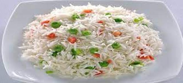 أرز بالبسلة