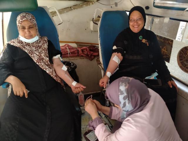 جمعية أغلي وطن تنظم أكبر قافلة للتبرع بالدم بطنطا