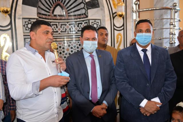 محافظ الدقهلية يفتتح مسجد الغفور الرحيم بقرية المهندس بالسنبلاوين