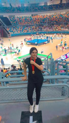 اللاعبة جنا مصطفى 