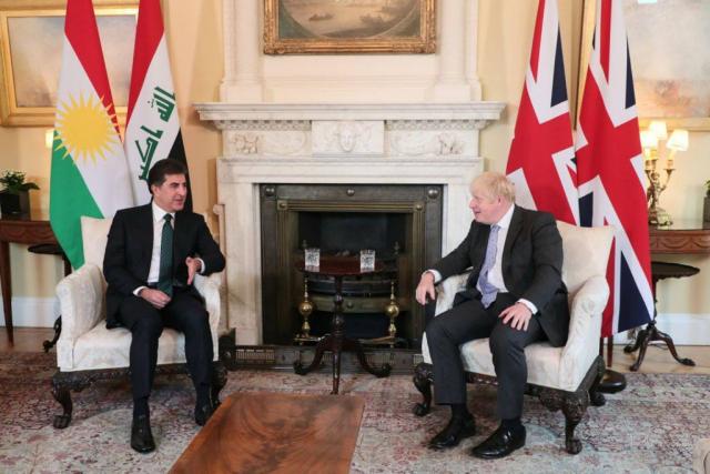  رئيس أقليم كوردستان يبحث المستجدات السياسية مع رئيس وزراء بريطانيا 