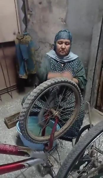 أم رشا أشهر عجلاتية في المنوفية: مرض زوجي من 20 عام أجبرني للعمل بمهنة الرجال