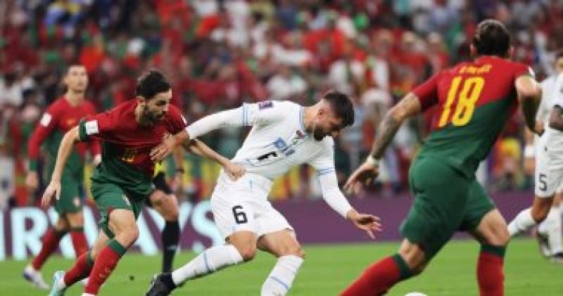 شوط سلبى بين البرتغال وأوروجواي فى كأس العالم 2022