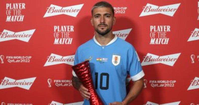 كأس العالم 2022.. نجم أوروجواى يتوج بجائزة أفضل لاعب فى مباراة غانا