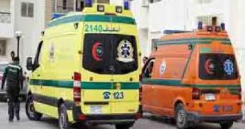 إصابة شخصين فى حادث تصادم سيارة ودراجة نارية بمدينة طنطا
