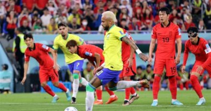 عاجل.. برباعية علي كوريا الجنوبية منتخب البرازيل إلي ربع نهائي كأس العالم