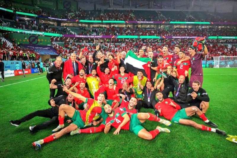 الاتحاد الأفريقى يهنئ المغرب بعد التأهل التاريخي إلى ربع نهائى كأس العالم 2022