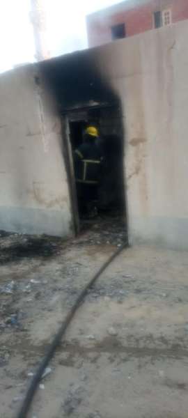 السيطرة على حريق بمنزل مهجور في الاسماعيلية دون خسائر