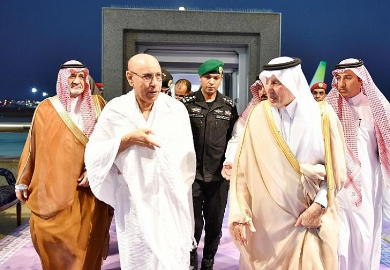 الرئيس الموريتاني يصل إلى السعودية