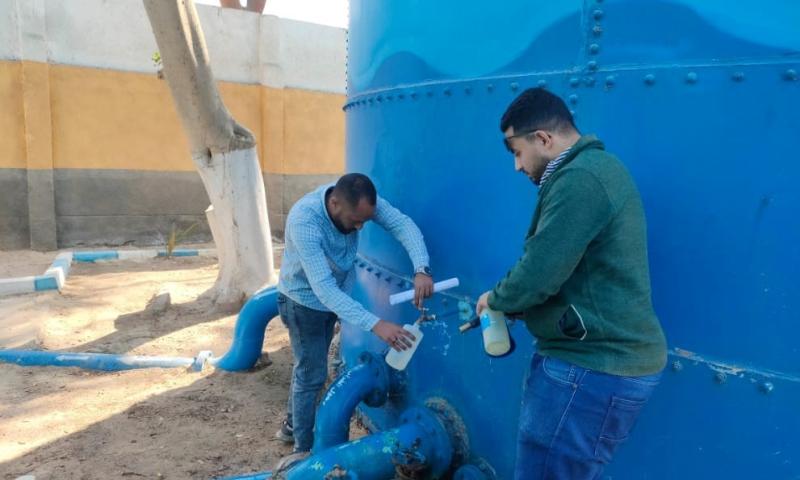 عينات خدمة الشرب