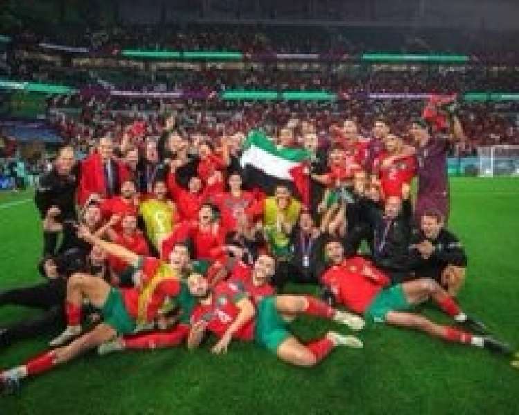 منتخب المغرب يستعد لمواجهه منتخب البرتغال في كأس العالم 2022