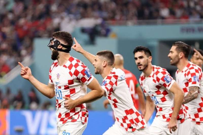جفارديول يسجل الهدف الأول لكرواتيا امام المغرب في كأس العالم 2022