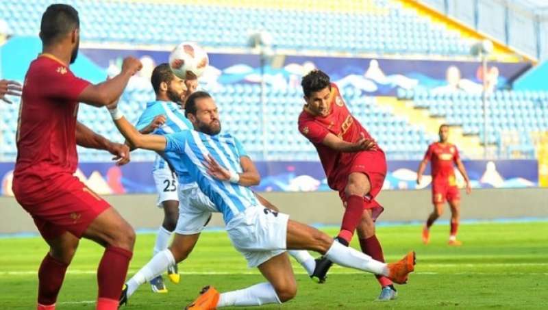 التعادل السلبي يحسم مباراة الداخلية وسيراميكا فى الدوري المصري