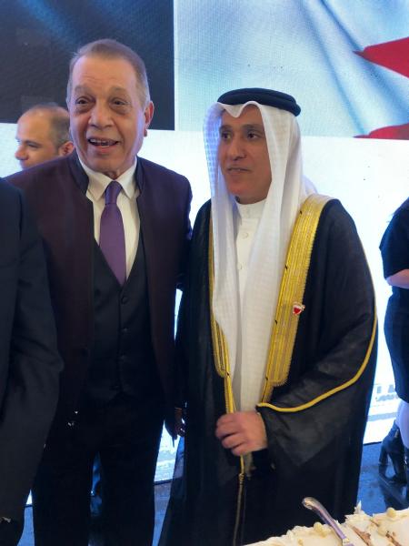 السفير البحريني عبد الرحمن حسن هاشم يستقبل النائب أسامة شرشر