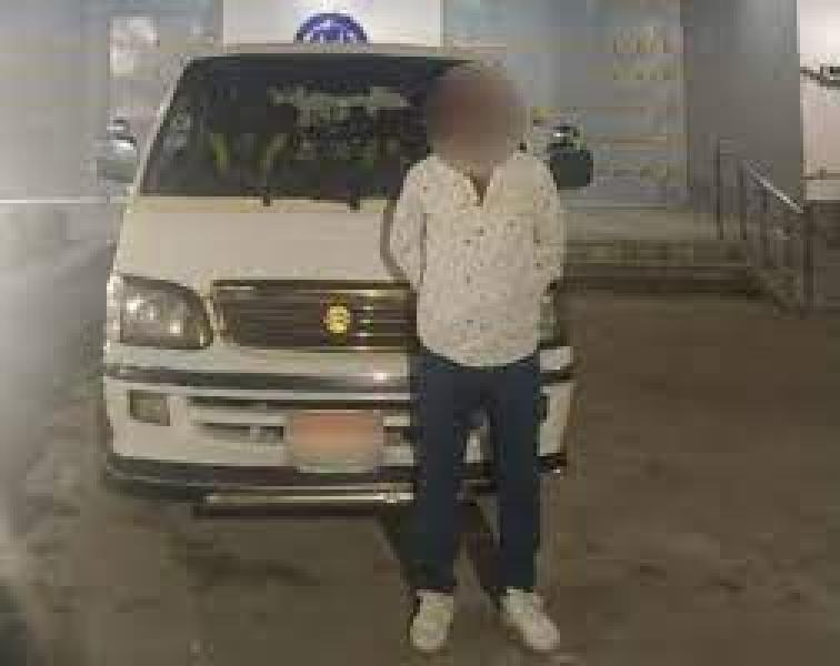 ضبط سائق سيارة