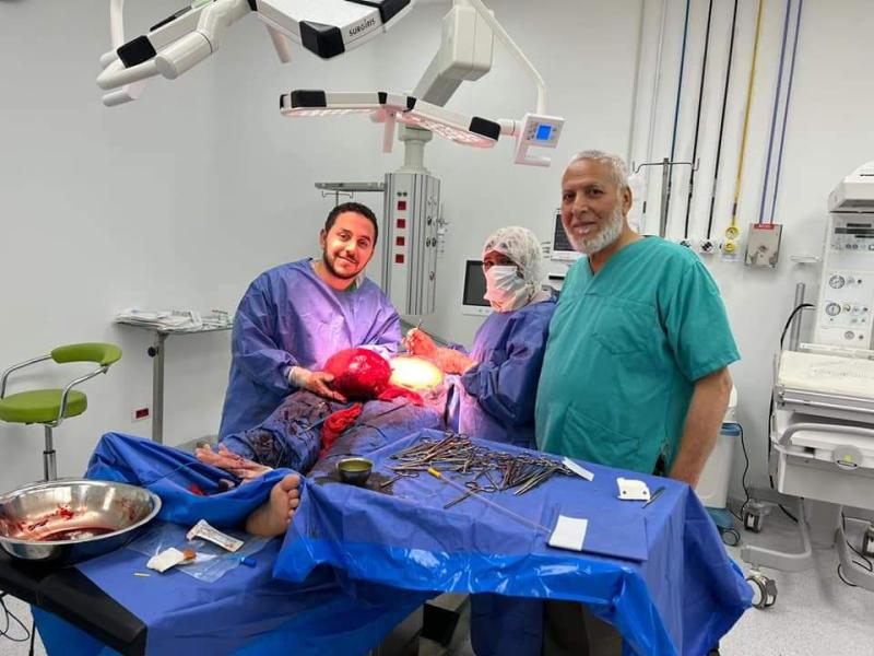 فريق طبي بمستشفى إهناسيا التخصصى ببنى سويف ينجح في استئصال ورم وزنه 5 كجم من رحم سيدة