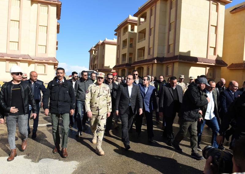 7 وزراء يرافقون مدبولي في زيارة هامة لشمال سيناء