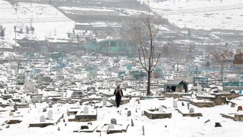 انخفاض درجات الحرارة في افغانستان