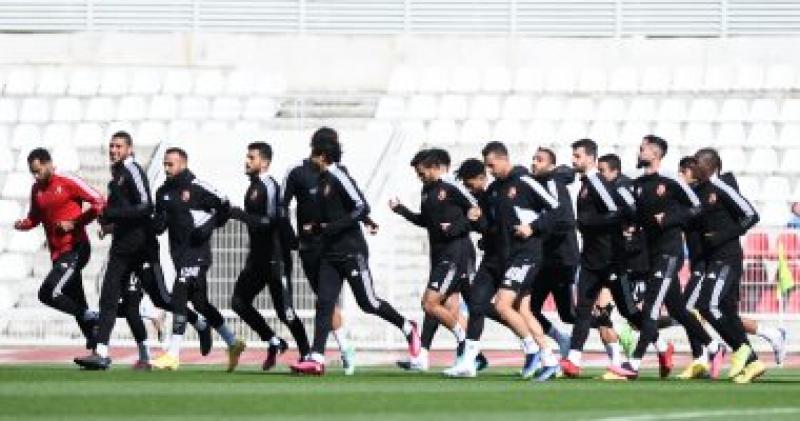 برنامج تدريبي متنوع للاعبي الأهلي استعدادا لمواجهة ريال مدريد