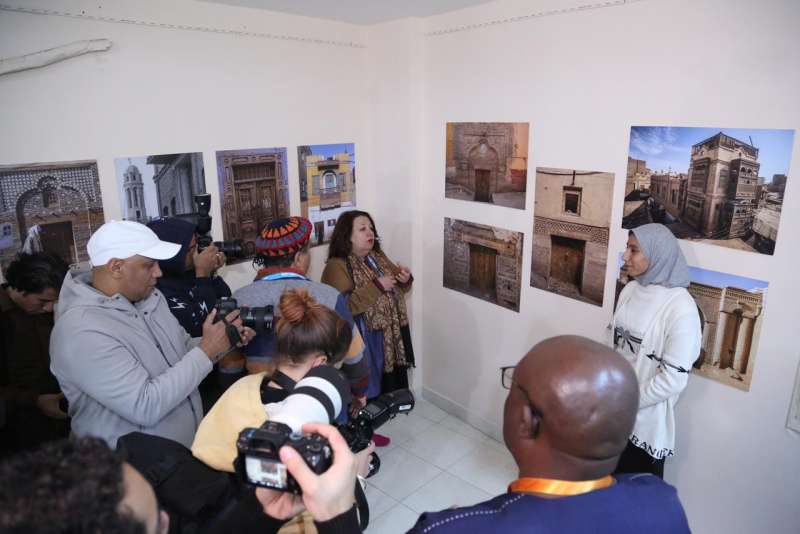 إفتتاح معرضين علي هامش فعاليات مهرجان الأقصر للسينما الأفريقية في دورته الـ12