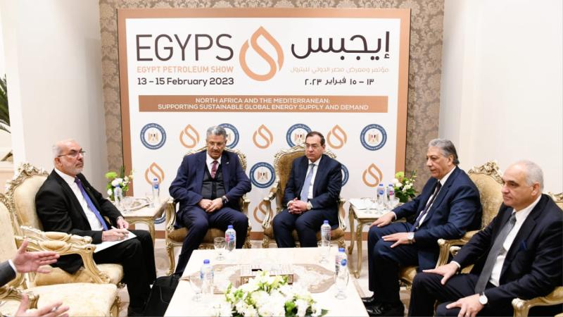 علي هامش مؤتمر ومعرض مصر الدولى للبترول ( إيجبس 2023) الملا يستقبل رئيس الوزراء العراقي لشئون الطاقة ووزير النفط