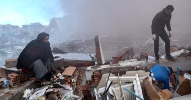 صورة لضحايا الزلزال المدمر في سوريا وتركيا