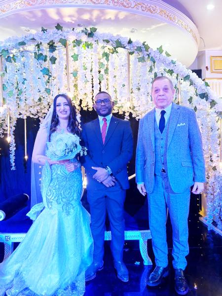 النائب أسامة  شرشر يهنئ العروسين بالزفاف السعيد