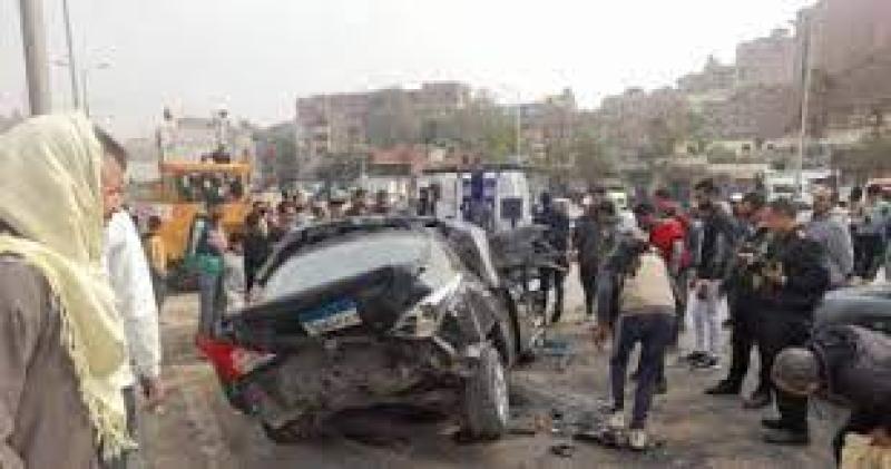 مصرع 5 أشخاص فى حادث على محور صلاح سالم
