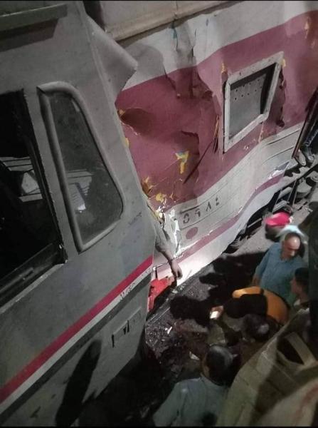 ننشر أسماء المصابين في حادث قطار قليوب