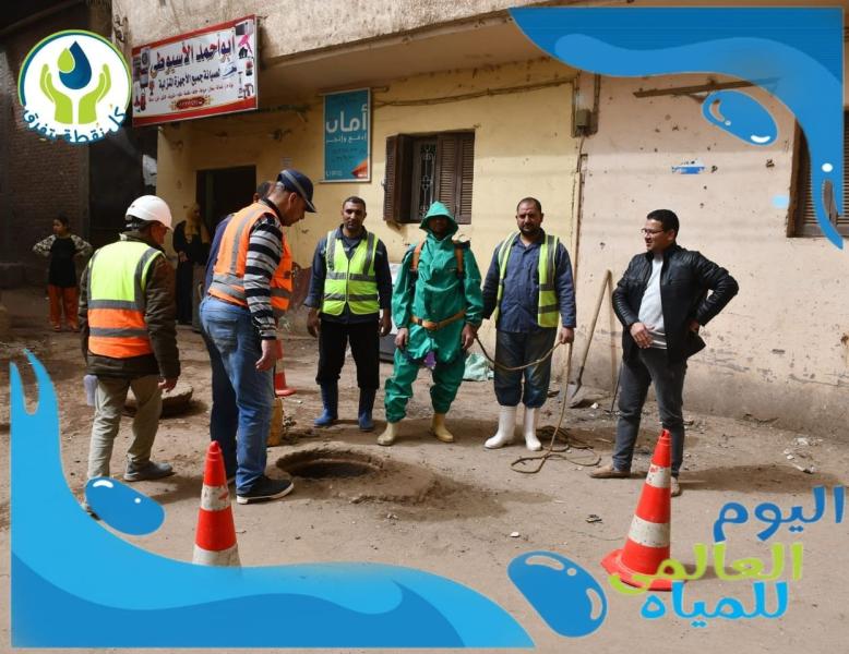 رئيس مياه الجيزة: القافلة المائية بقرية الحسانيين تقدم خدمات مياه الشرب والصرف الصحي للمواطنين