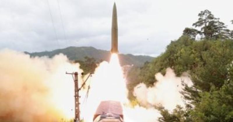 صورة لاطلاق صاروخ بالسيتي في كوريا الشمالية