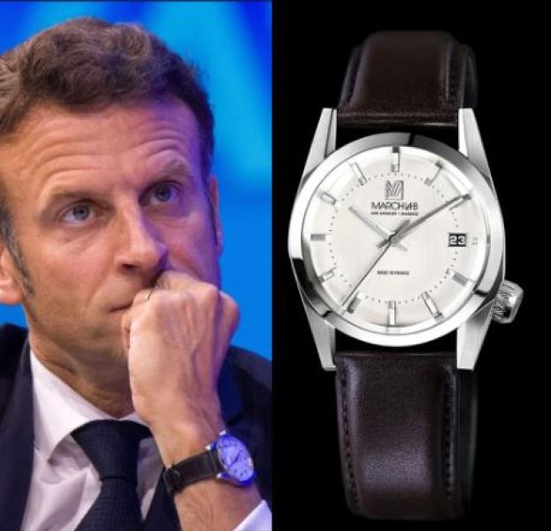 بعد غضب الفرنسيين من ساعة ماكرون الفاخرة.. الإليزيه أكد لوسائل إعلام فرنسية أن ثمن الساعة لا يتجاوز 2400 يورو