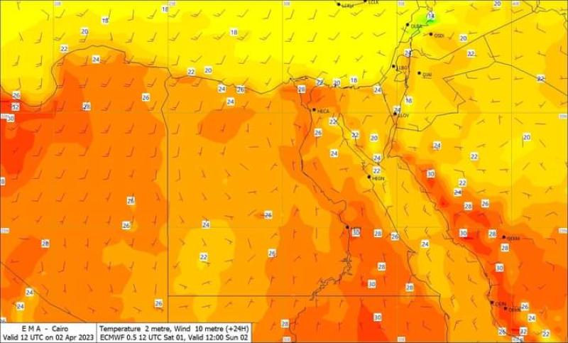 الأرصاد تحذر: موجة حر تضرب مصر اعتبارا من الغد