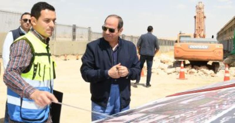 الرئيس السيسي في جولة اسواق القاهرة