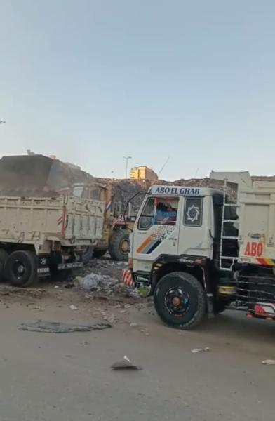 رفع ١٠ آلاف طن رتش ومخلفات خلال حملات بحي الهرم |صور