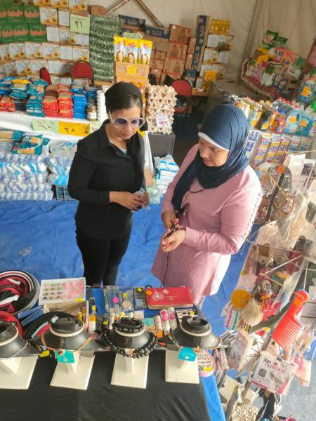 تسكين المجموعة السابعة لعارضات سيدات الأعمال  معرض ”اهلا رمضان” بالإسماعيلية