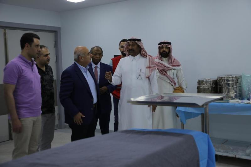 رئيس «أركو» يفتتح غرفة العمليات القلبية بمستشفى الهلال الأحمر السوري