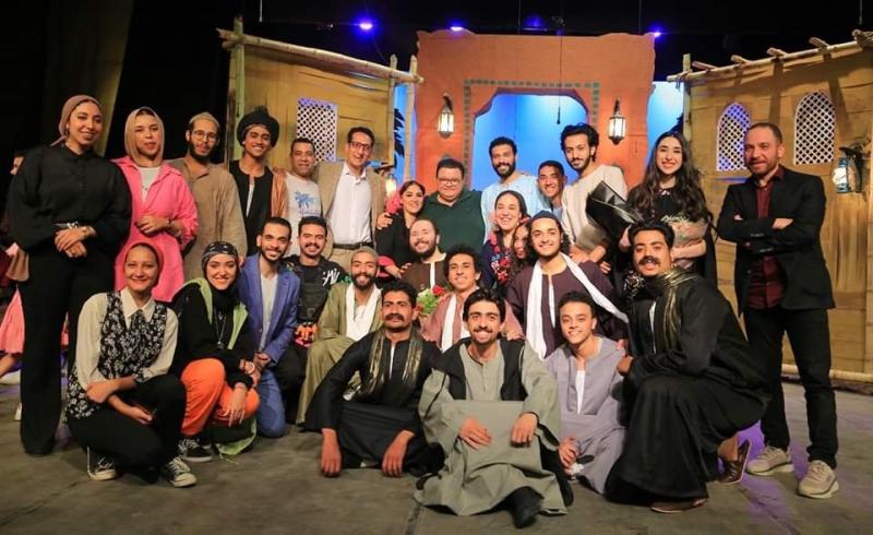 من حفل افتتاح مسرحية ياسين وبهية