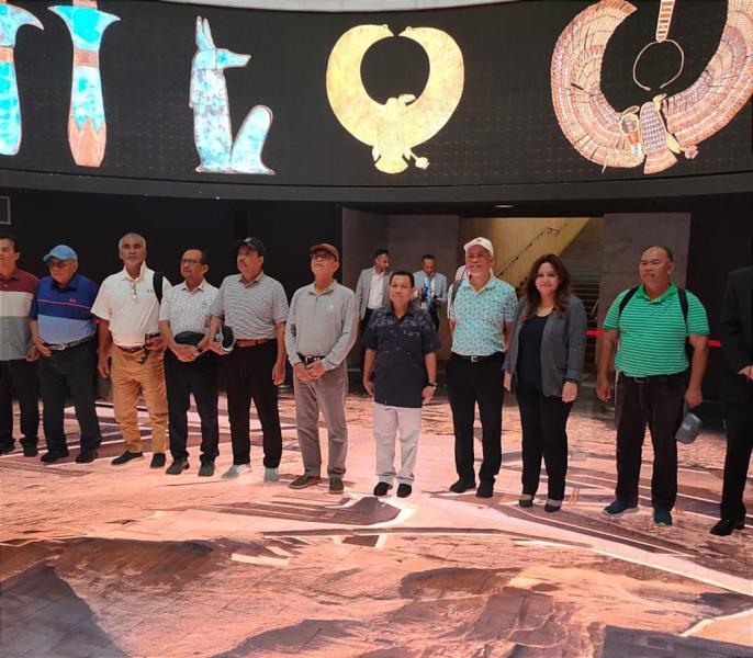 المتحف القومي للحضارة المصرية بالفسطاط يستقبل مسئولون بارزون من الصين وماليزيا