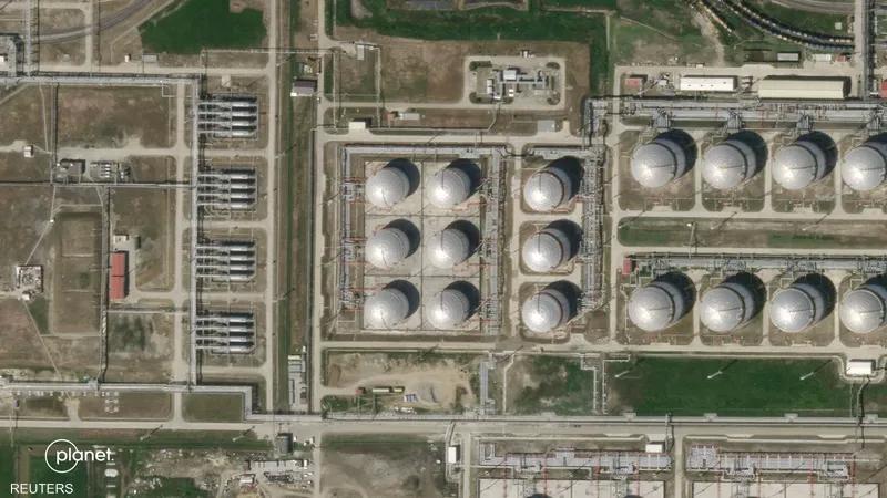 هل يعلق خطر المسيرات  الاوكرانية تصدير الغاز المسال من ميناء تامان الروسي